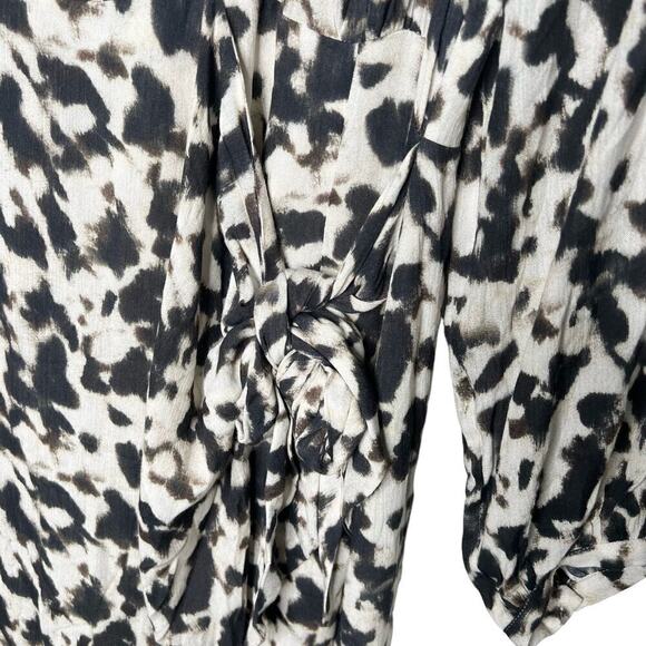 New Women’s Rails Tyra Blurred Cheetah Dress Size M - Picture 4 of 14